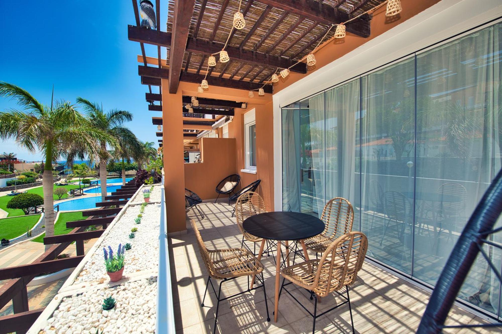 Ocean View Perfect Sunset Apartment, 4 Rooms 137M2, Wifi & Bbq San Miguel de Abona Exterior foto